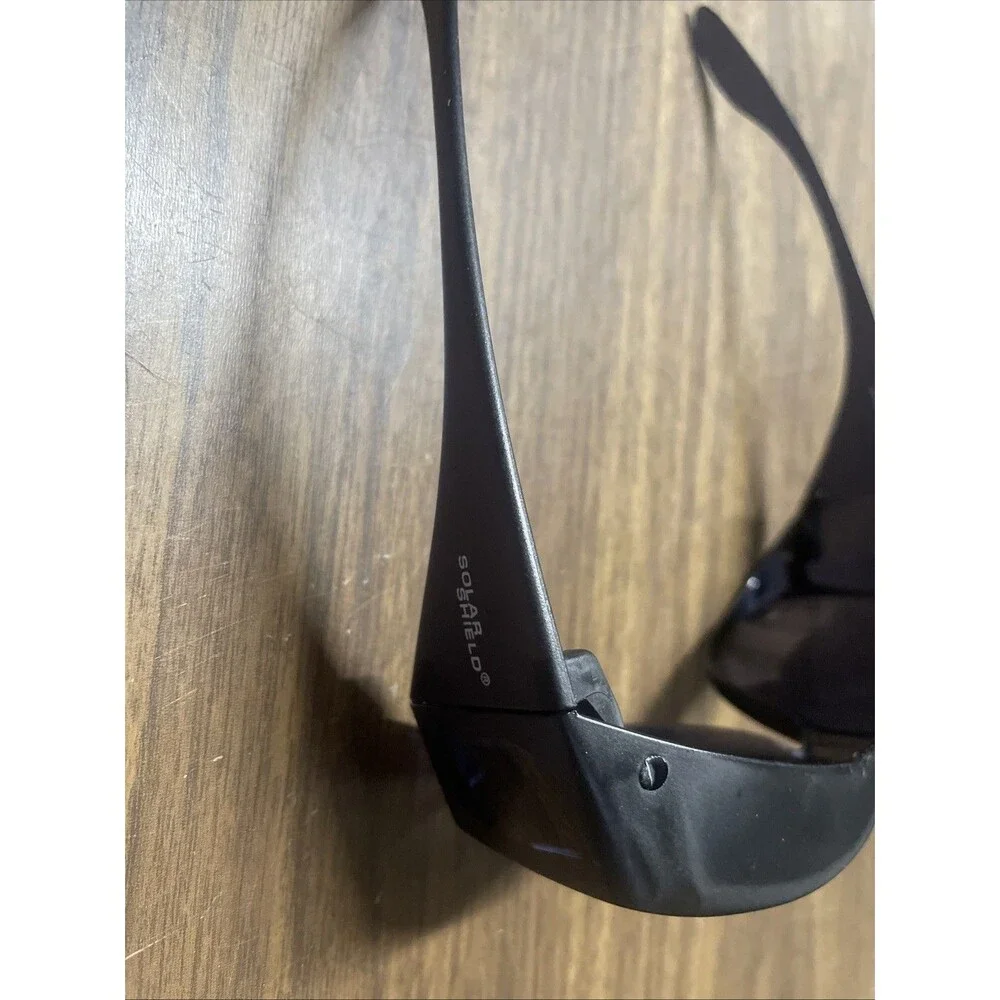 Solar Shield Polarized Fit Over Sunglasses,Size M/L 100% UV, Black
